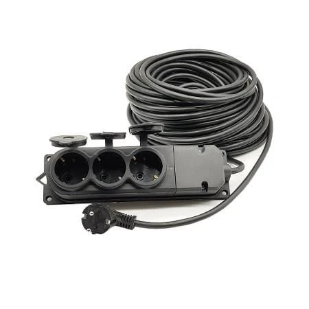 Topart 01560 30 Metre Grup Prizli Uzatma 3X2,5 Kablo - Resim 2