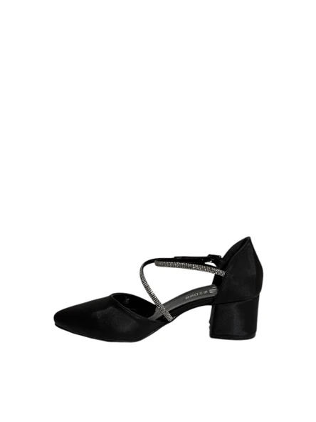 Mg Shoes 9575 Kadın Bilekten Bağlı Topuklu Saten Ayakkabı (Yaz 25) - 7