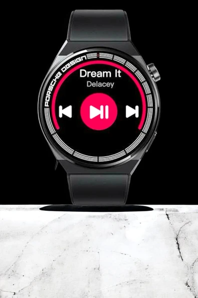 Akıllı Saat Dokunmatik Ekran Sesli Görüşme ve Bildirim Görme Sağlık Takibi - 3