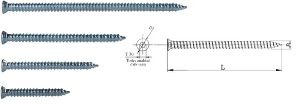 Buldex Vida 7,5X180 Dubelsiz Vida 18 cm 10 Adet - 2