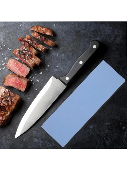 400/1000 Çift Taraflı Kullanım Sulu Balta Satır Makas Bıçak Bileme Taşı - 3