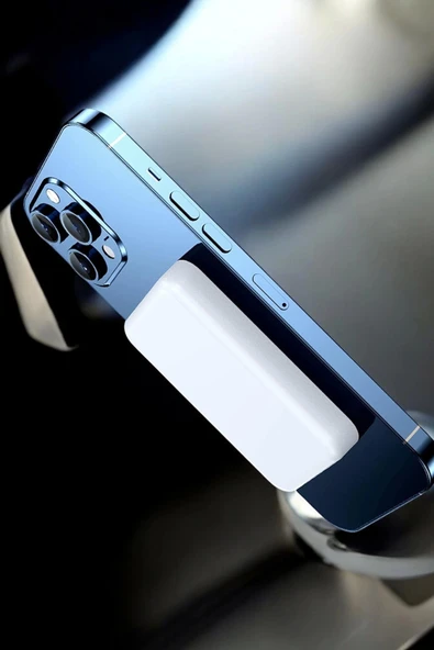 Magsafe Kablosuz Batarya Yüksek Performanslı Manyetik Tasarım Hızlı Şarj - 2