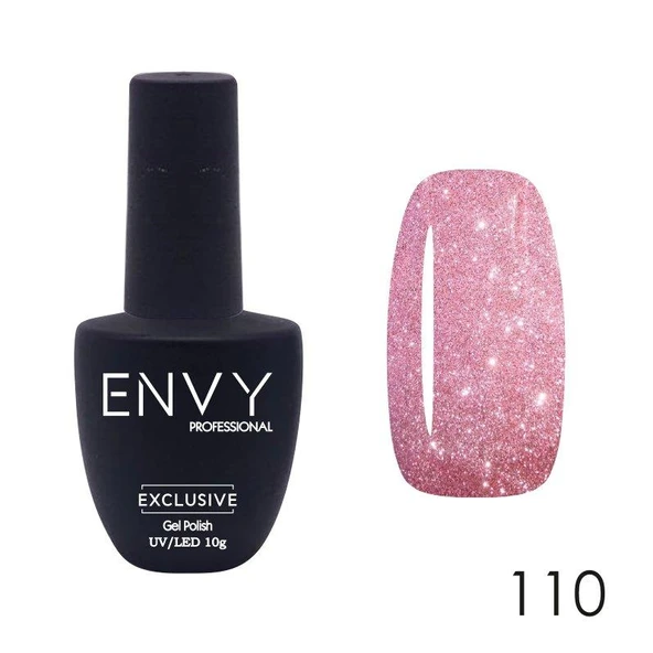 Envy Kalıcı Oje Exclusive Seri Parıltılı Cazibeli Pembe Nude 10gr No:110 ürün görseli