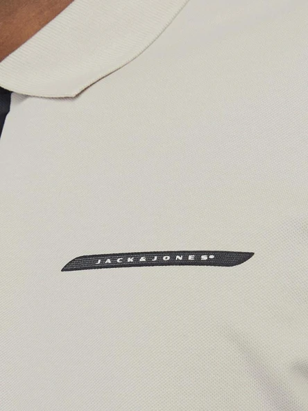 Jack Jones Fusıon Pıque Fermuarlı Polo Yaka Erkek Tişört 12273127 - 7