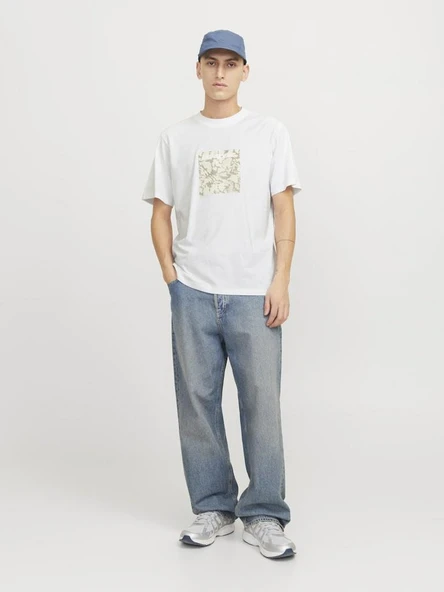 Jack Jones Tarmac Camo Front Erkek Tişört 12273239 - 3