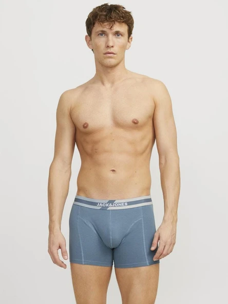 Jack Jones Teve Solıd 3 Lü Paket Erkek Boxer 12268486 - 2