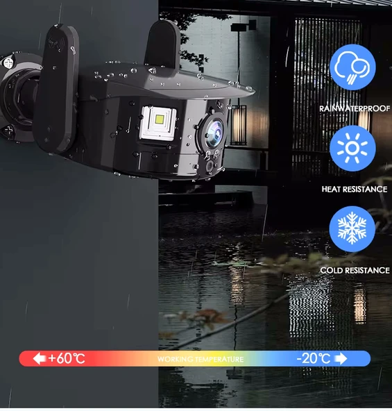 VENTUS KEİ 165° PANAROMİK (2.3MM)  4MP HAREKET ALGILAMA GECE GÖRÜŞ AKILLI KAMERA - 2