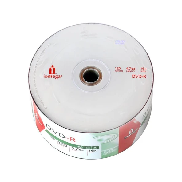Iomega DVD-R 4.7 GB 50'li Spindle - IDSP50M - 2