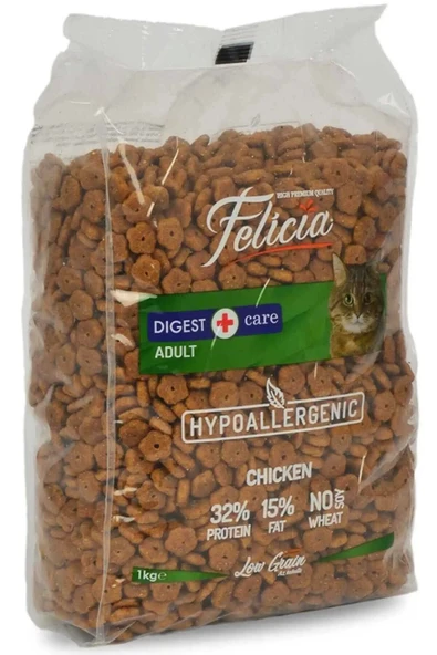 Felicia Az Tahıllı 1 Kg Yetişkin Tavuklu Kedi Maması