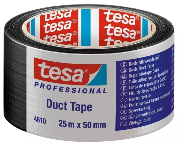 Tesa 4610 Duck Bantı Siyah 50 mm 25 Metre - Resim 2