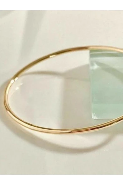 Altın Renk 3 Adet İnce Ajda Bilezik, Bileklik - 3155 - 2