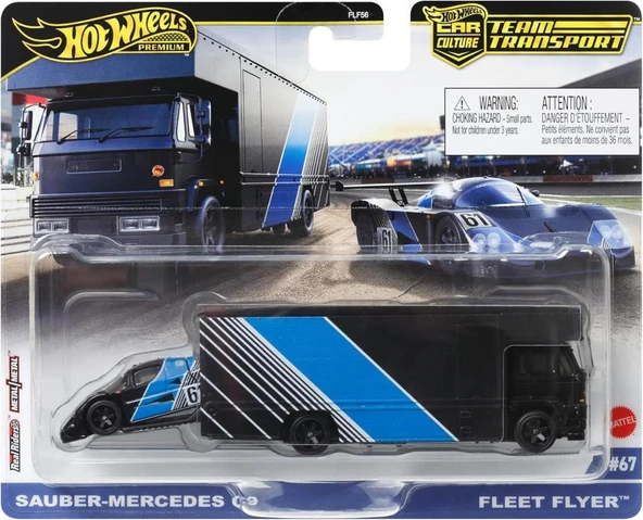 Hot Wheels Sauber-Mercedes C9 Fleet Flyer Model Araba ürün görseli 1