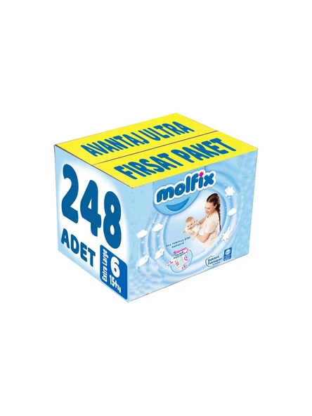 Molfix 6 Numara Extra Large 248'li Bebek Bezi