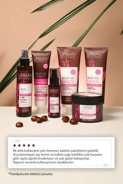 Urban Care Argan Oil Keratin Yoğun Saç Bakım Maskesi 230 ml - 2