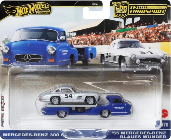 Hot Wheels Mercedes-Benz 300 SL 55 Mercedes-Benz Blaues Wunder Model Araba