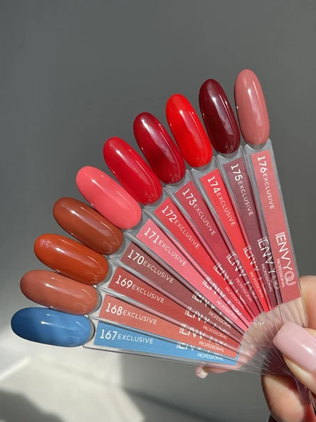 Envy Kalıcı Oje Exclusive Seri Kırmızı 10gr No:172 - Resim 2