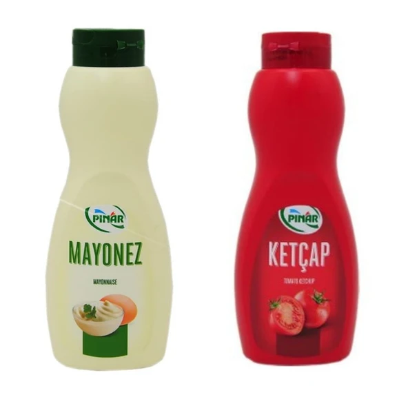 Pınar Servis Ketçap 800gr + Mayonez 700gr Set 2'li