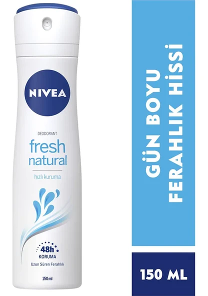 NIVEA Fresh Natural Kadın Deodorant Sprey 150 ml