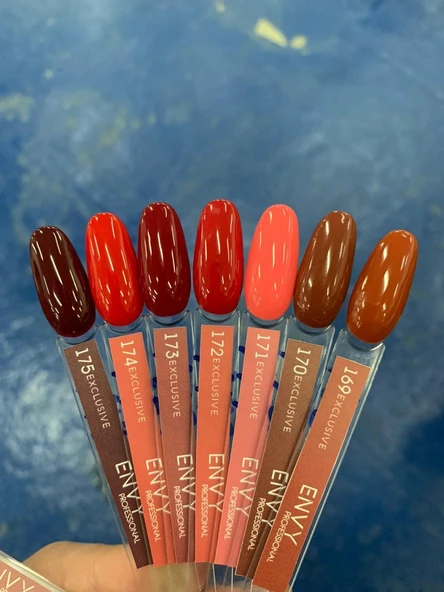 Envy Kalıcı Oje Exclusive Seri Kırmızı 10gr No:172 - Resim 3