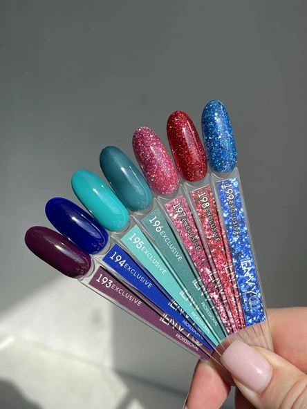 Envy Kalıcı Oje Exclusive Parlak Simli Pembe 10gr No:197 - Resim 3