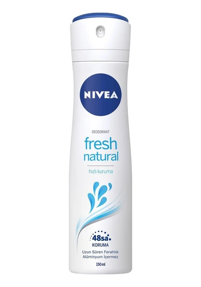 NIVEA Fresh Natural Kadın Deodorant Sprey 150 ml - 2