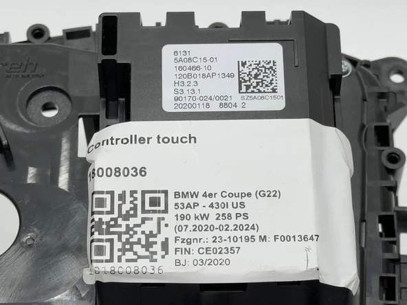 Bmw F40 F44 G20 G21 G22 Vites Konsolu 5A08C15-01 - 9