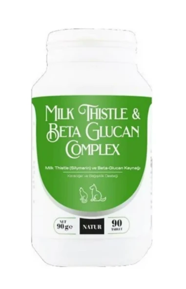 Natur Milk Thistle & Beta - Glucan Complex Destekleyici 90 Tablet