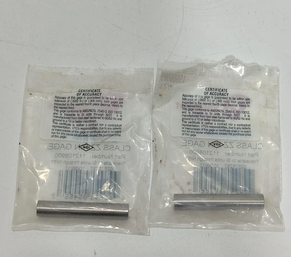 Vermont Gage Çelik Pin Kontrol Eşi 8,90mm (2 Adet) - 3