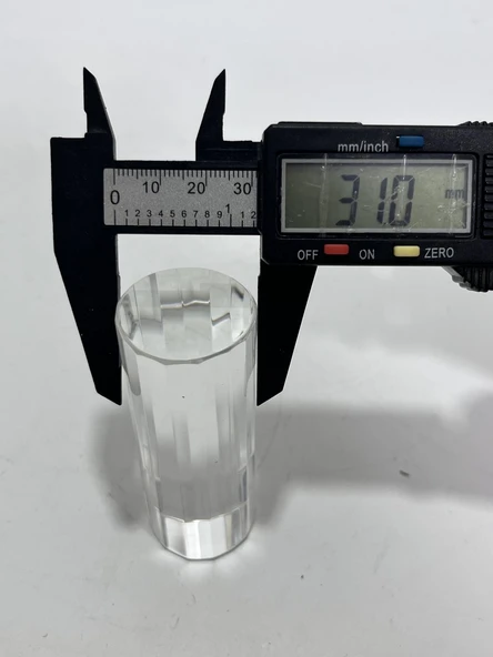 Dekoratif Çokgen Kristal Cam 80mm - 3