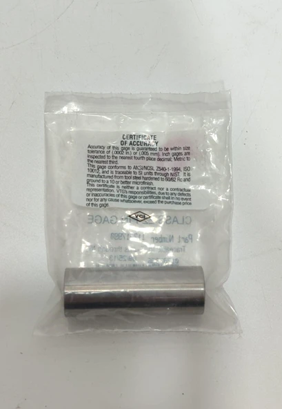 Vermont Gage Çelik Pin Kontrol Eşi 17,99mm - 3
