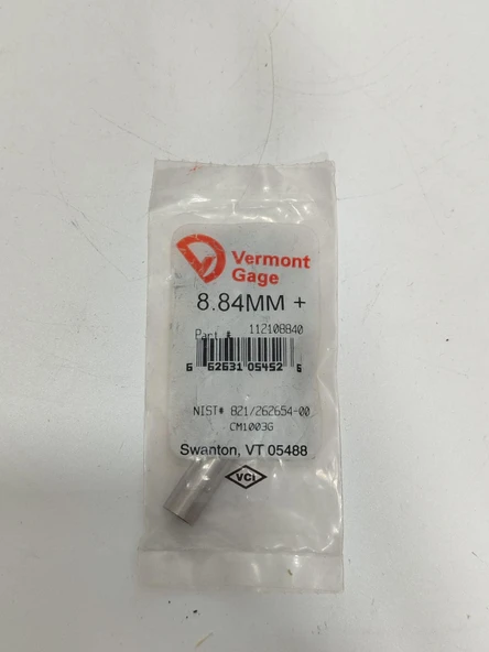 Vermont Gage Çelik Pin Kontrol Eşi 8,84mm - 2