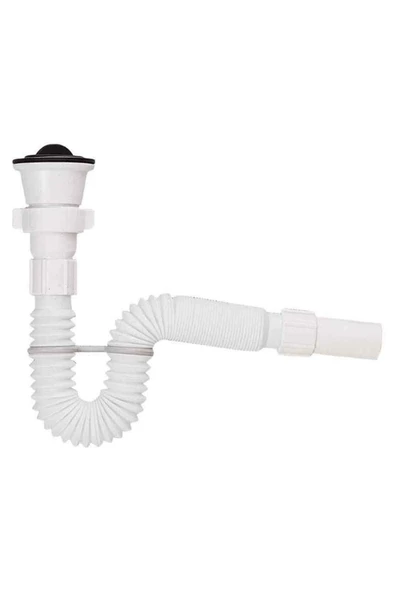 JAPAR Körüklü Lavabo Ve Evye Sifonu 32 Mm Çıkışlı
