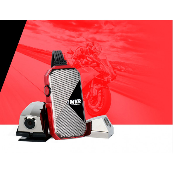 GNET MVR MOTOSİKLET 2 KAMERALI FULLHD Wi-Fi ARAÇ KAMERASI