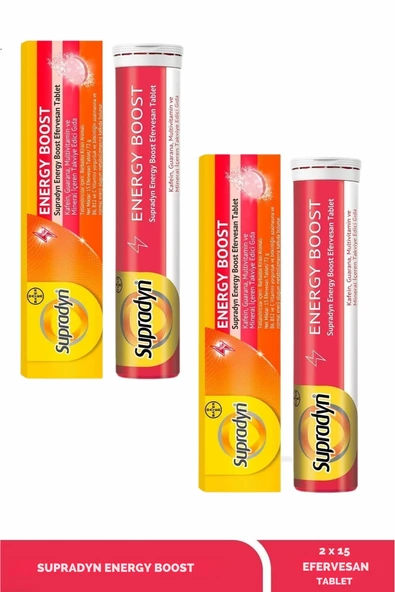 Supradyn Energy Boost 15 Efervesan Tablet x 2 Adet ürün görseli