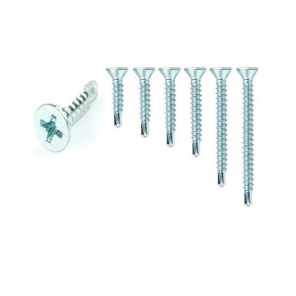 Yhb Matkap Uçlu Akıllı Vida 4,8X38 ( 10 Adet ) - 3