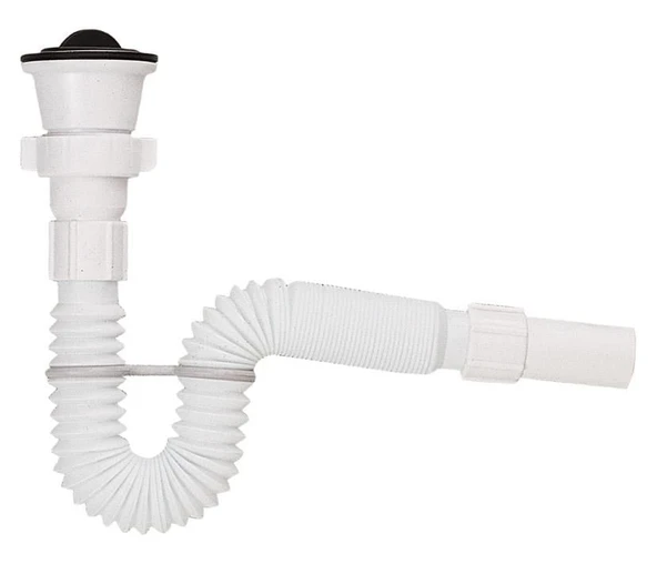 Japar Lavabo ve Evye Sifonu 32 mm Çıkışlı - 5