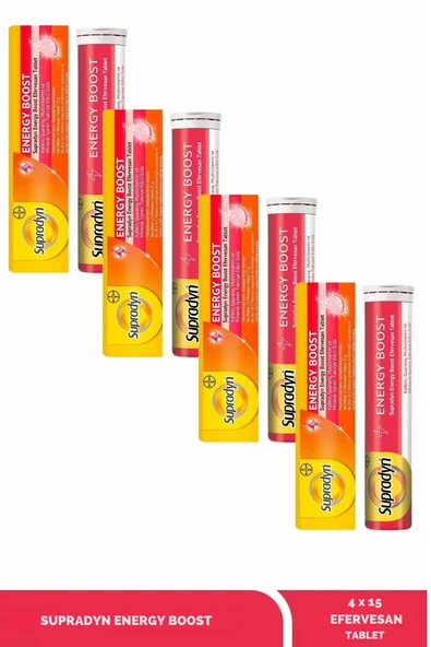 Supradyn Energy Boost 15 Efervesan Tablet x 4 Adet