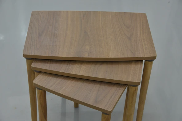 ES zigon sehpa 3 lü ahşap  ayak klasik - 7