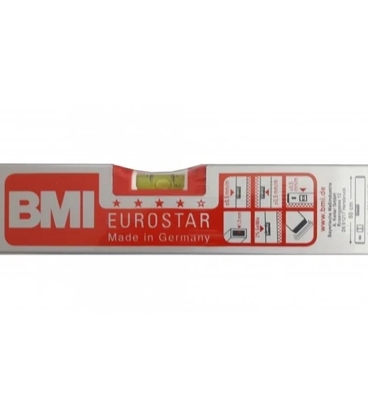 BMI Eurostar 690 ALüminyum Su Terazisi 60 Cm - 4