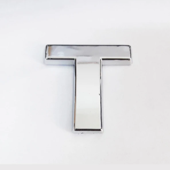 Cemax T Harfi  3,75 cm Krom Yapışkanlı - Resim 5