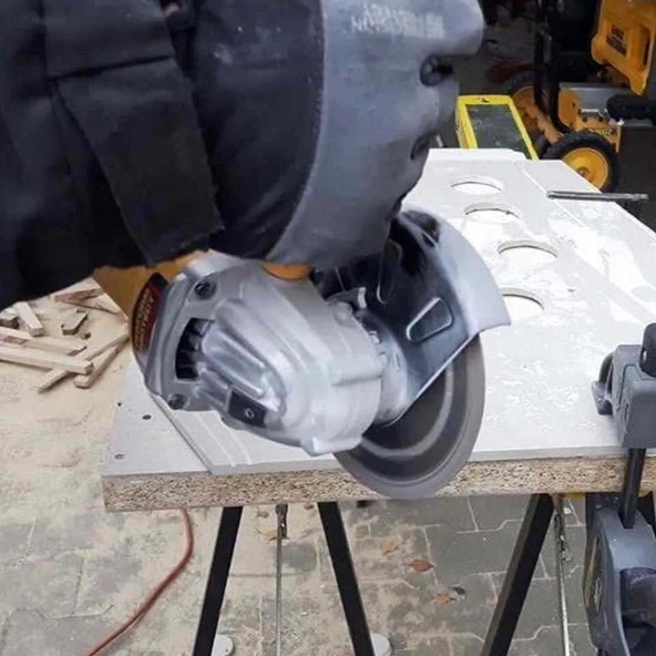 Dwe4257 1500w 125mm Devir Ayarlı Profesyonel Avuç Taşlama - 6