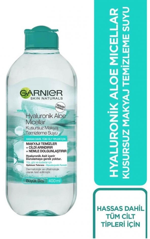 Garnıer Hyaluronik Micellar Kusursuz Makyaj Temizleme Suyu 400 Ml