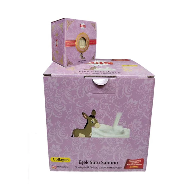 Collagen Eşek Sütü Sabunu - 150 Gr. x 12 Adet (1 Koli) - 3