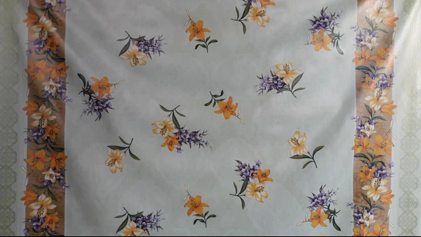 Florista Rana Yeşil Masa Örtüsü 1 Metre - Resim 6