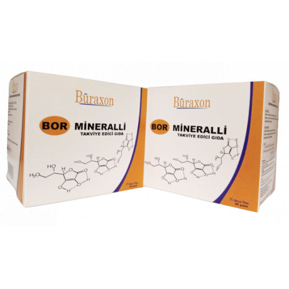 BURAXON BOR GIDA TAKVİYESİ ,VİTAMİN &MİNERAL TAKVİYE EDİCİ GIDA -30 ŞASE boron supplement - 2
