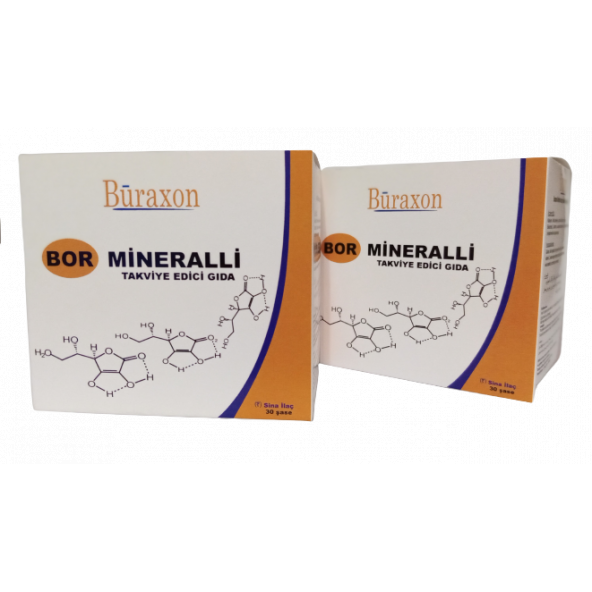 BURAXON BOR GIDA TAKVİYESİ ,VİTAMİN &MİNERAL TAKVİYE EDİCİ GIDA -30 ŞASE boron supplement - 3