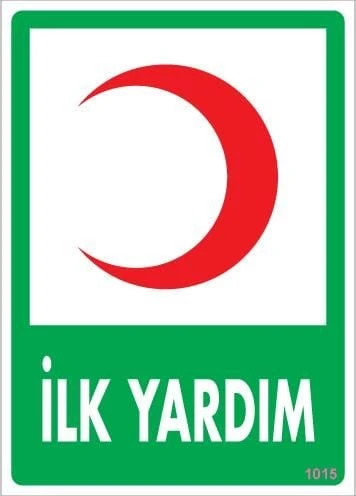 İlk Yardım Dolabı Levhası 25x35 KOD:1015 - 4