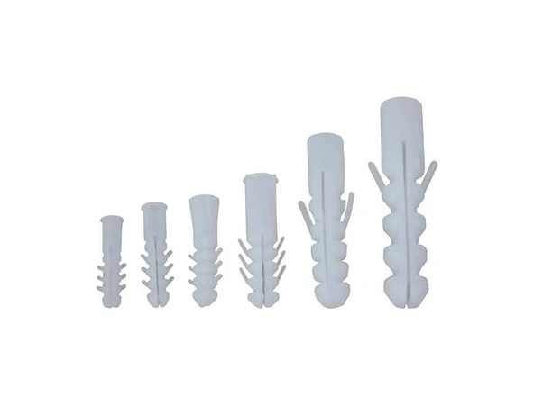 Plastik Dubel Beyaz 7 mm ( 100 Adet ) - 4