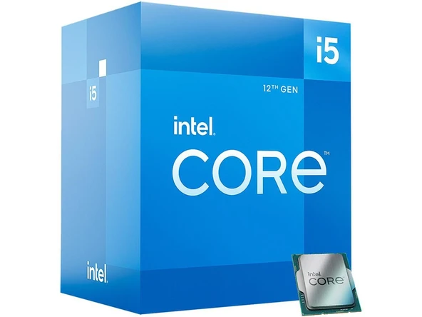 i5 12400 4.4GHz 6 Çekirdekli 18MB LGA1700 10nm İşlemci