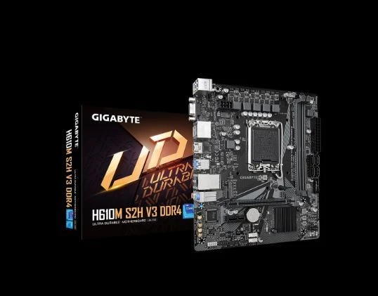 Intel® H610 Motherboard with 6+1+1 Hybrid Phases Digital VRM Design PCIe